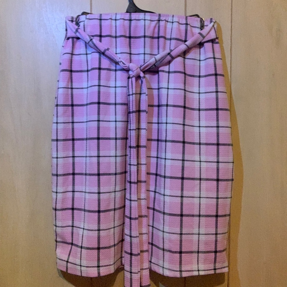 RAINBOW Plaid skirt